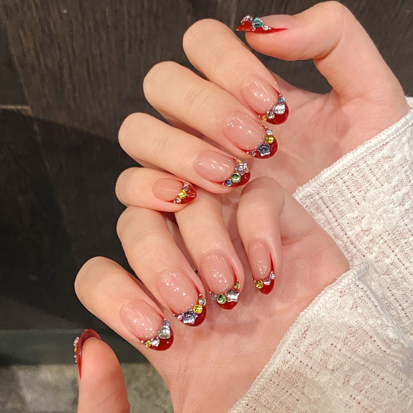 Jingle Bell Glitter-Short Round