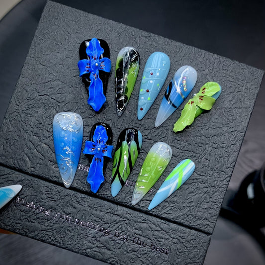 Jungle Rain-Long Stiletto