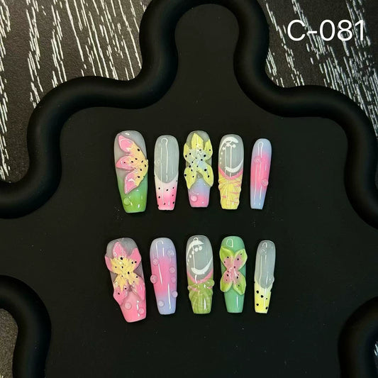 Monet's Palette-Long Coffin